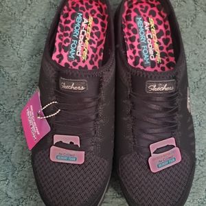 Skechers Air-Cooled Memory Foam Black Size 9.5 Sneakers